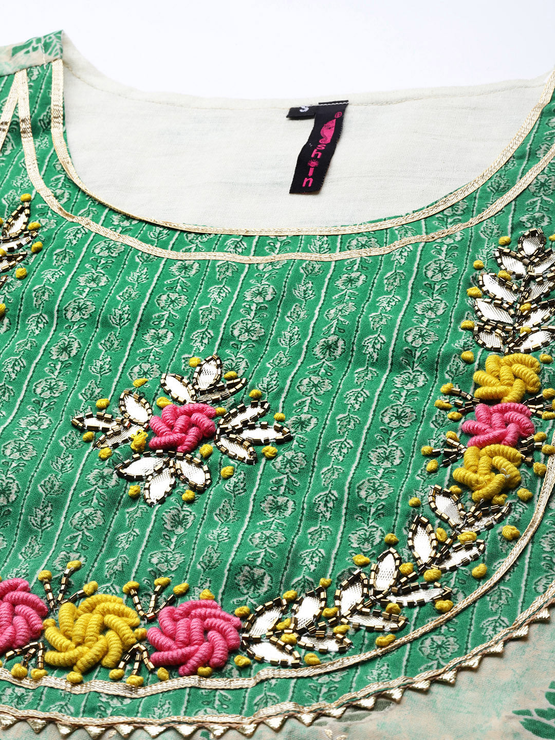 Moonga Silk Patola Print Stitched Jacket Blouse – Khinkhwab